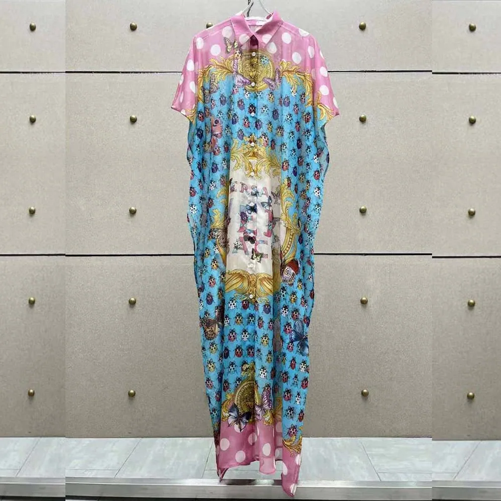 Versace Butterflies Shirt Cover-up for Women