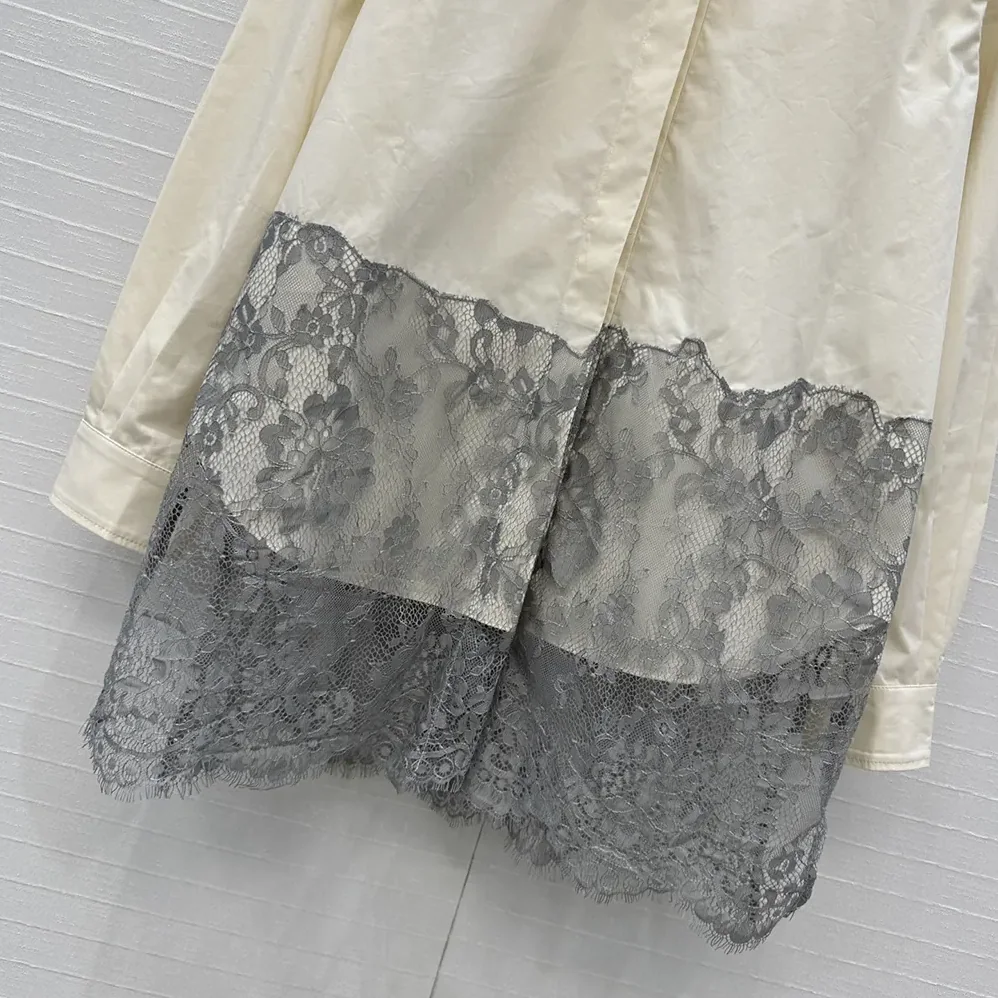 Fendi White Cotton Poplin Shirt for Women