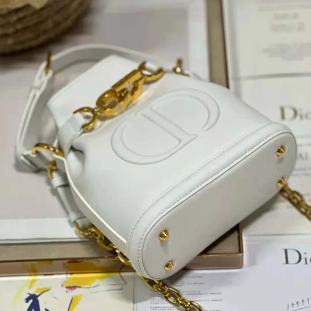 Dior Small C'est Dior Bag Latte CD for Women in Embossed Calfskin