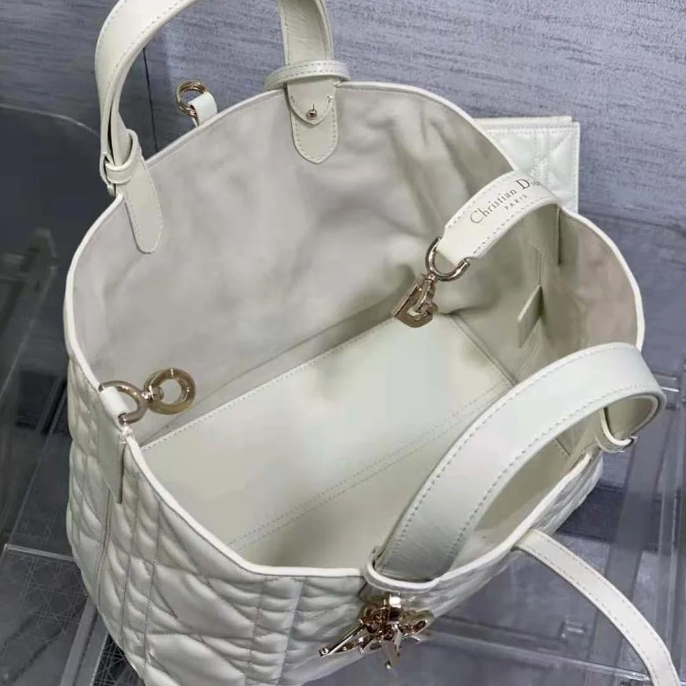 Dior Medium Dior Toujours Bag Latte Macrocannage Calfskin for Women Dior Medium Dior Toujours Bag Latte Macrocannage Calfskin for Women