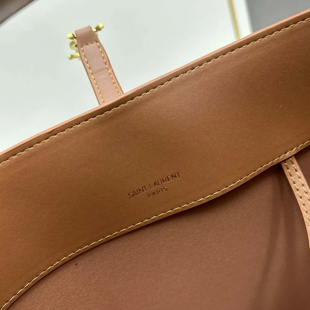 Saint Laurent YSL Le 37 in Shiny Leather for Women in Brown Saint Laurent YSL Le 37 in Shiny Leather for Women in Brown