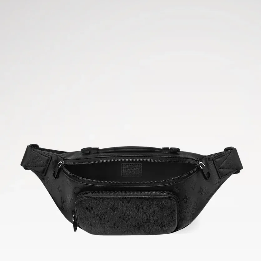 Louis Vuitton Rush Bumbag / Black Monogram Midnight Black Hardware