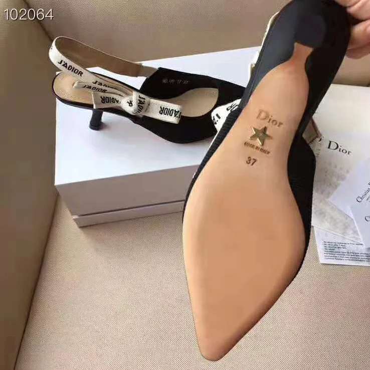 Dior J'adior Pump in Technical Canvas in 6.5 cm Heel for Women in Black Dior J'adior Pump in Technical Canvas in 6.5 cm Heel for Women in Black