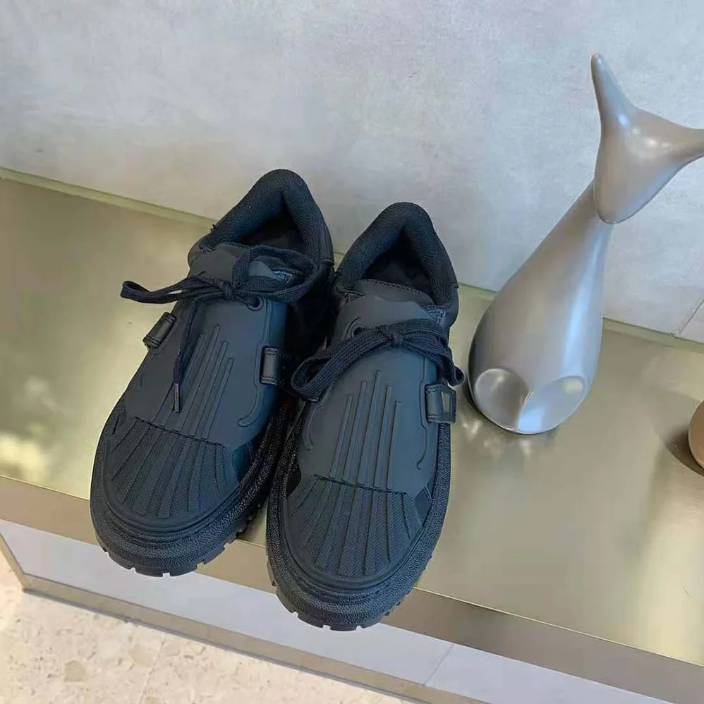 Dior Dior-Id Sneaker Black Rubber and Calfskin for Women Dior Dior-Id Sneaker Black Rubber and Calfskin for Women
