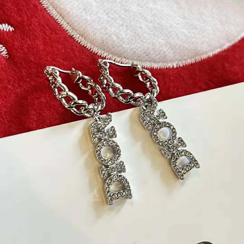 Dior Dio(r)evolution Earrings Silver-Finish Metal and Silver for Women in Tone Crystals Dior Dio(r)evolution Earrings Silver-Finish Metal and Silver for Women in Tone Crystals