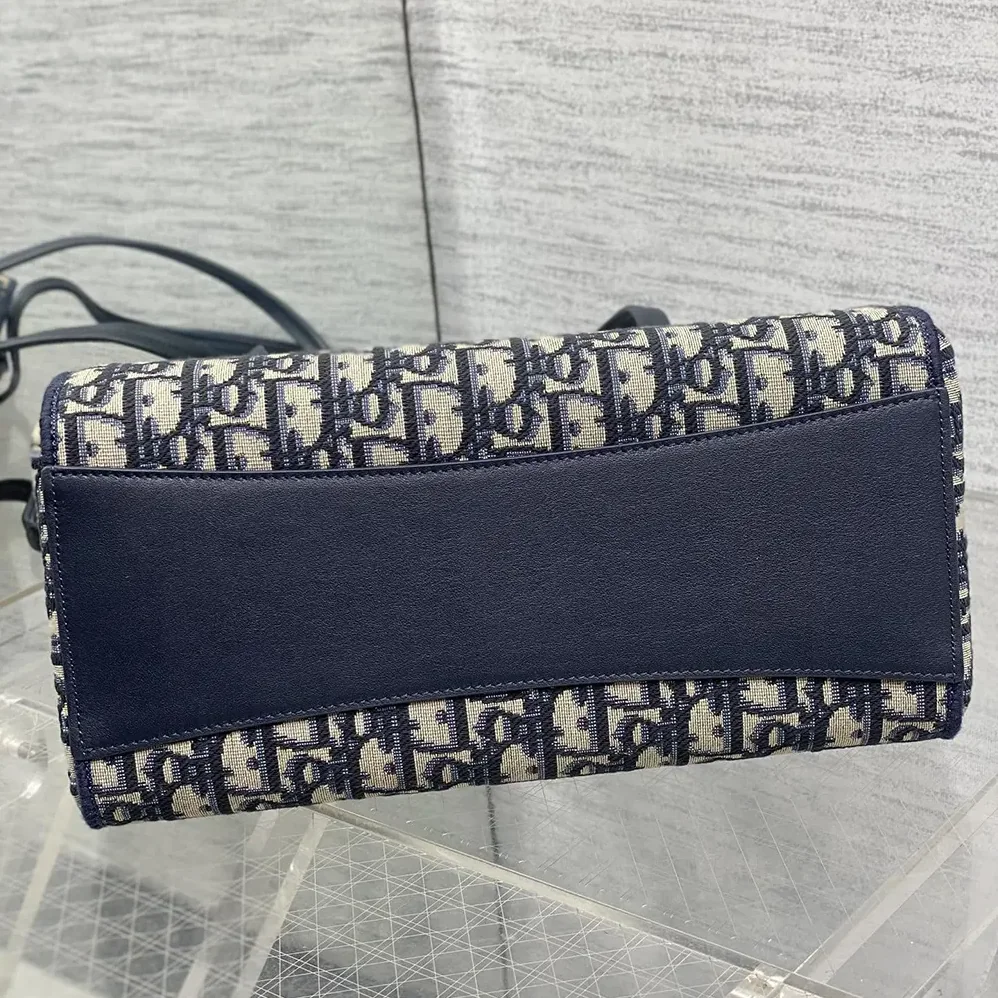 Dior Small Shopping Bag Blue Dior Oblique Jacquard for Women Dior Small Shopping Bag Blue Dior Oblique Jacquard for Women