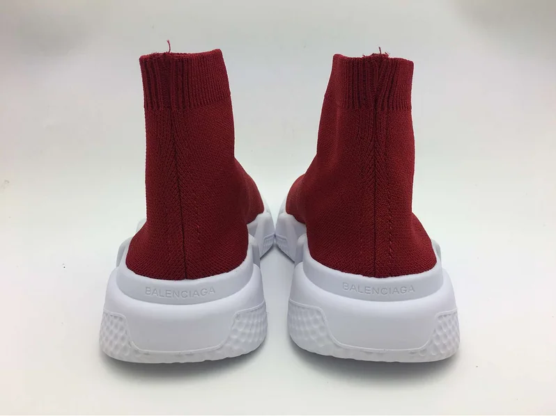 Balenciaga Stretch Mesh High Top Sneakers for Unisex in Red Balenciaga Stretch Mesh High Top Sneakers for Unisex in Red