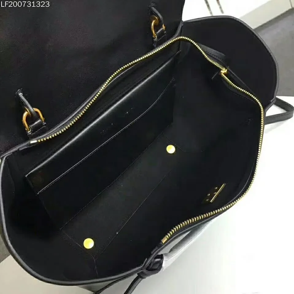 Celine Small Belt Bag in Smooth Calfskin Leather in Black