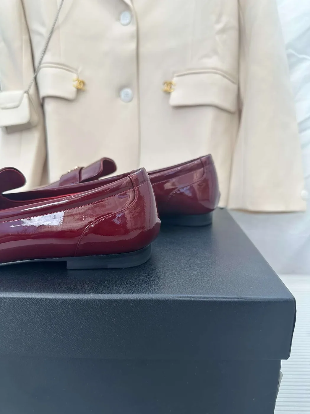 Chanel Goddess Loafers Burgundy Chanel Goddess Loafers Burgundy