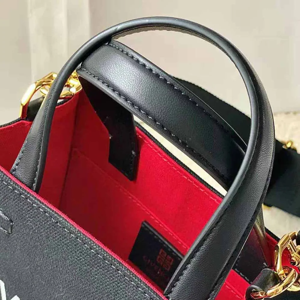 Givenchy Mini G Tote Shopping Bag in Canvas for Women in Black Givenchy Mini G Tote Shopping Bag in Canvas for Women in Black
