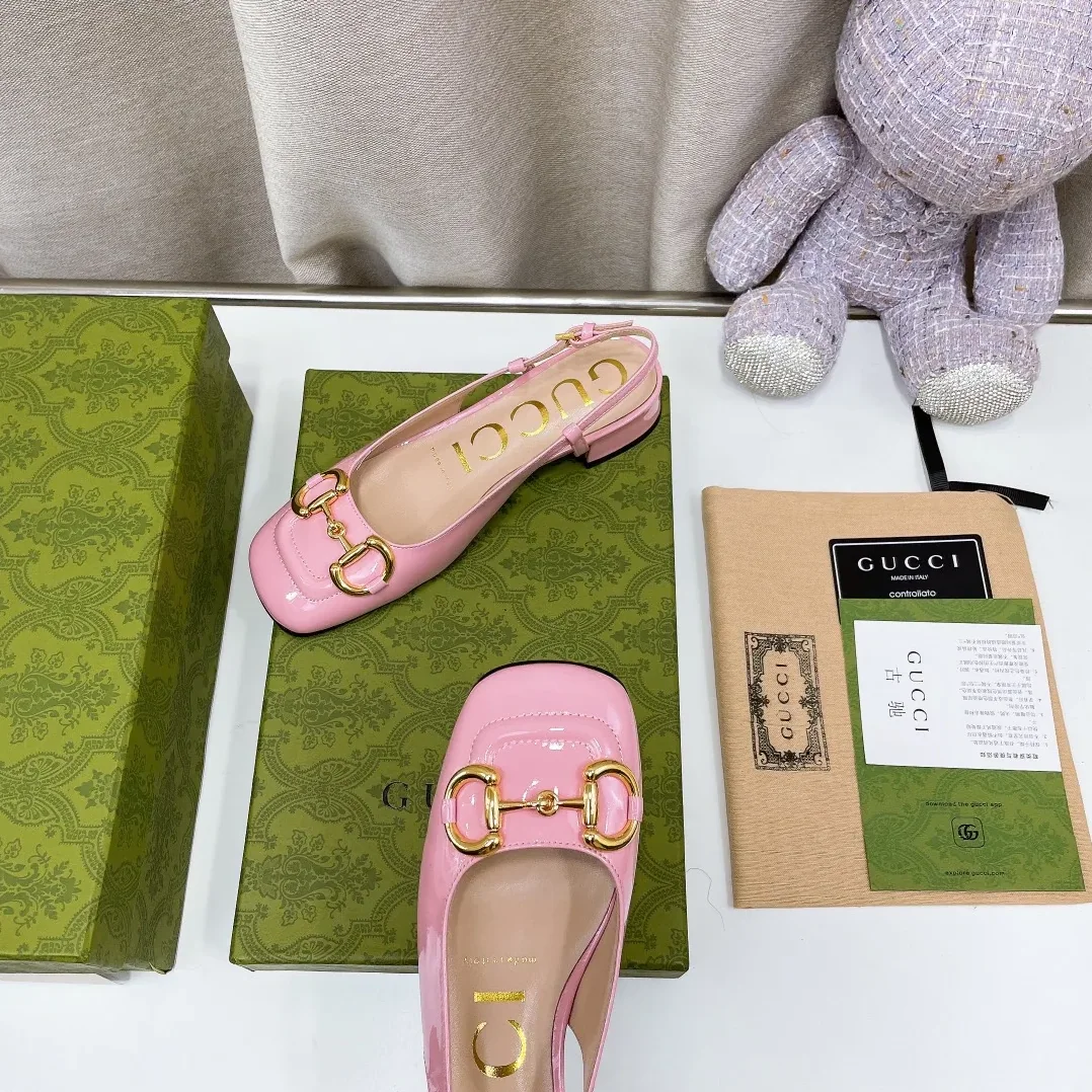Gucci Slingback With Horsebit Light Pink for Women