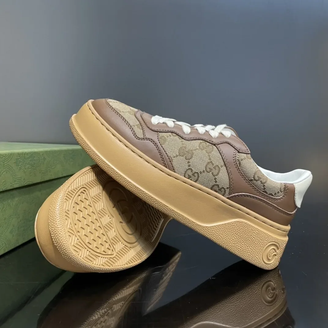 Gucci GG Sneaker Brown And Beige for Men Gucci GG Sneaker Brown And Beige for Men