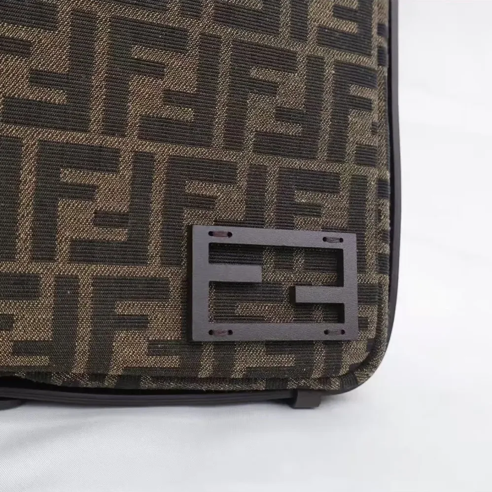 Fendi Simply FF Shoulder Bag with Fendi Baguette Motif for Men Fendi Simply FF Shoulder Bag with Fendi Baguette Motif for Men