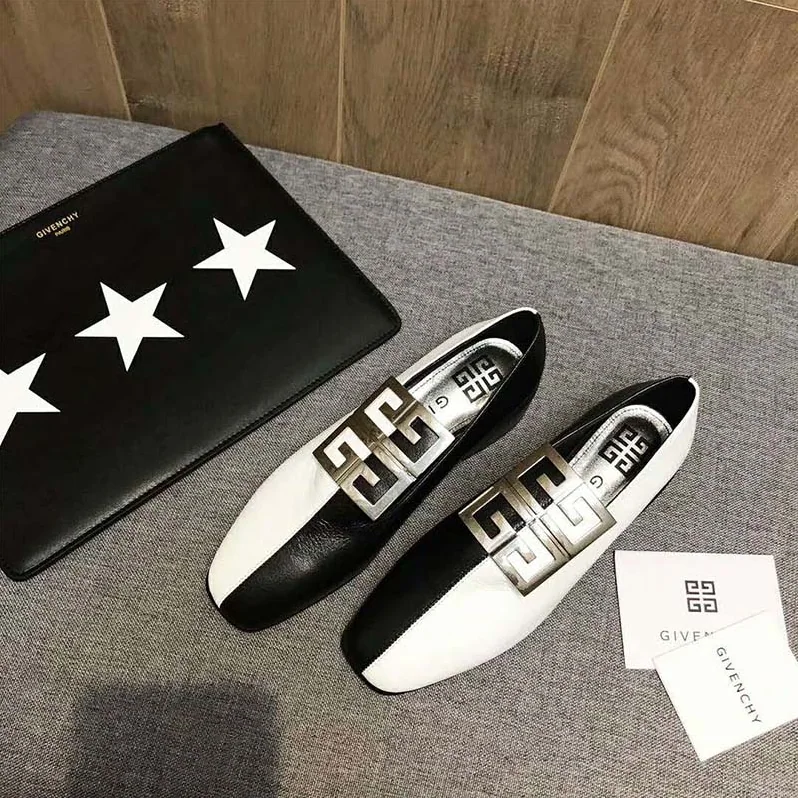 Givenchy Shoes Two-Tone 4G Loafers 30mm Heel for Women