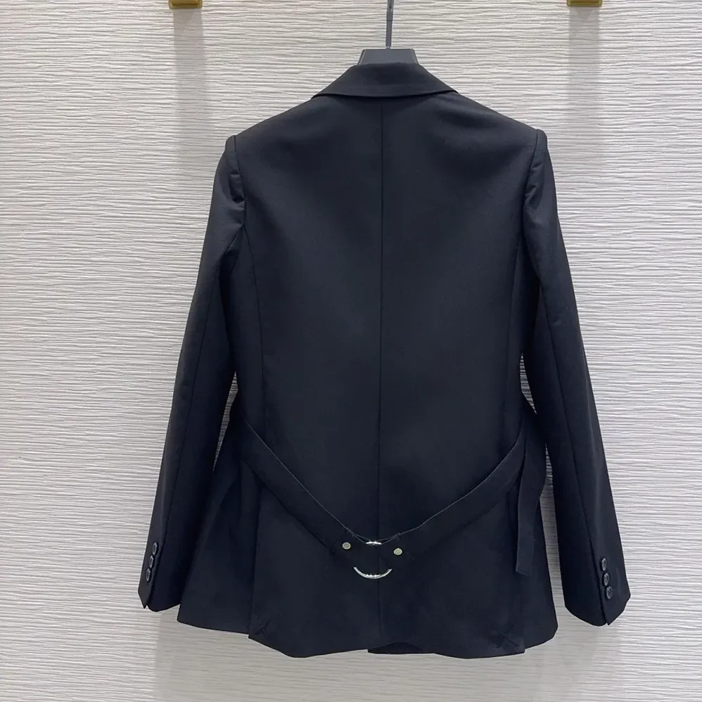 Loewe Draped Jacket In Wool for Women in Black