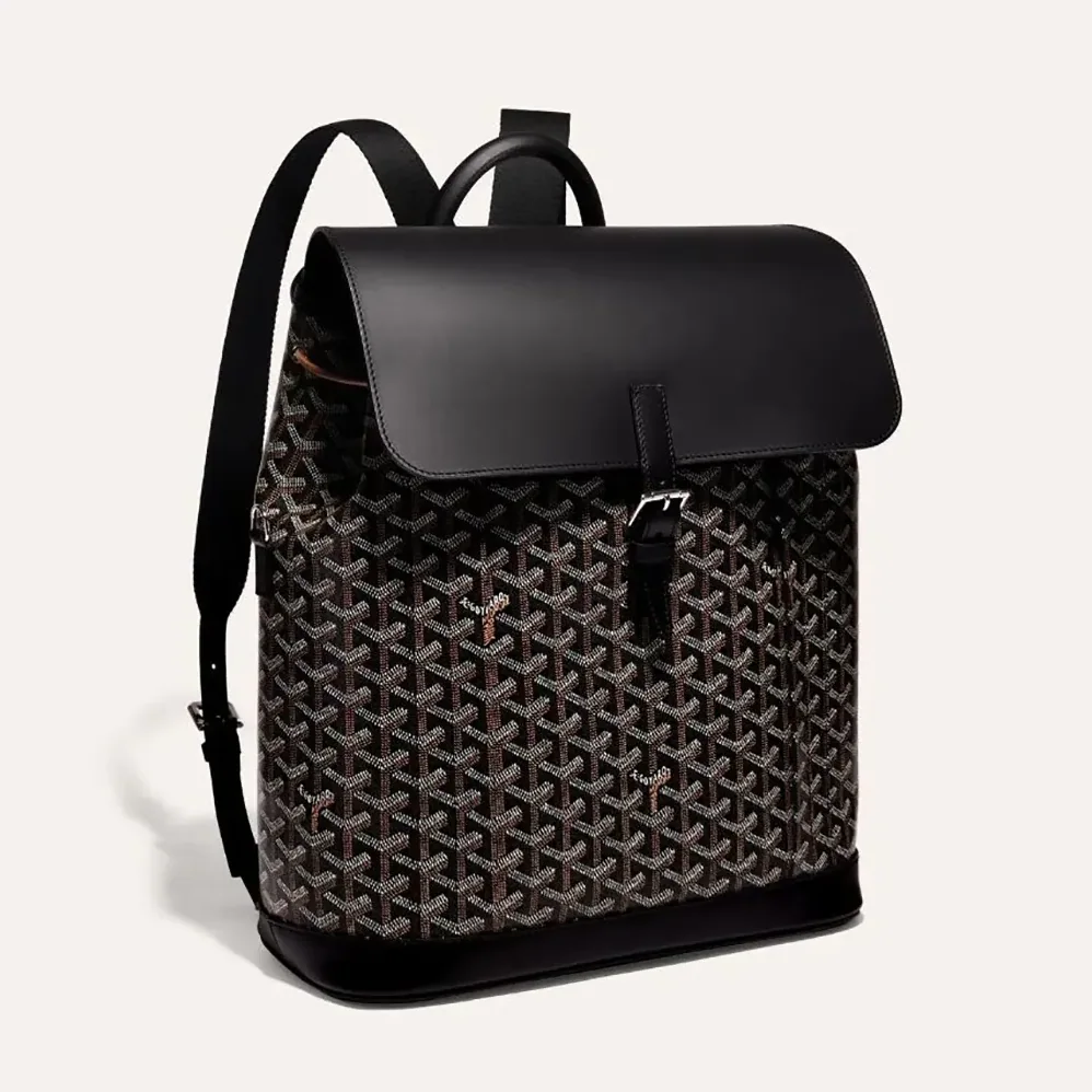Goyard Alpin MM Backpack for Unisex in Black Goyard Alpin MM Backpack for Unisex in Black