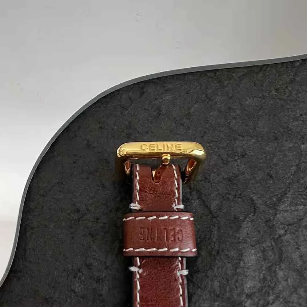 Celine Triomphe Multi Leather Bracelet in Brass with Gold Finish and Calfskin for Women Celine Triomphe Multi Leather Bracelet in Brass with Gold Finish and Calfskin for Women