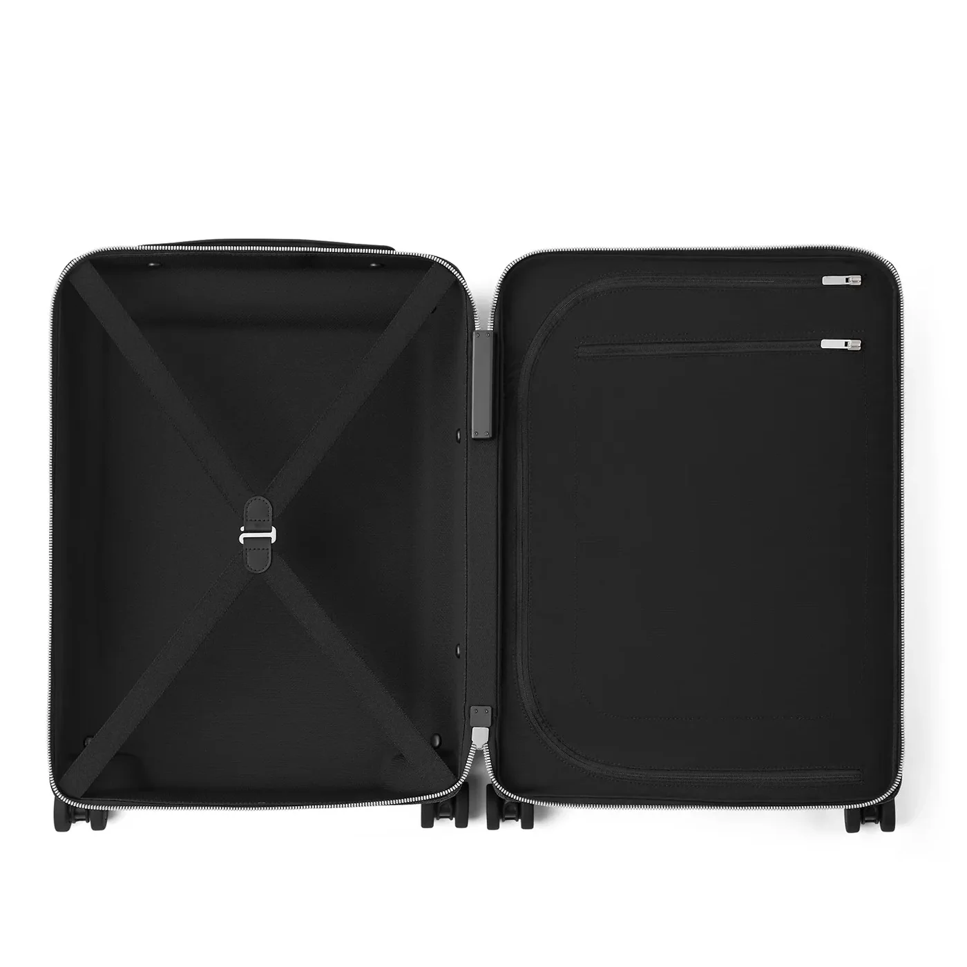 Louis Vuitton Horizon 55 Suitcase in Black Silver Hardware Louis Vuitton Horizon 55 Suitcase in Black Silver Hardware