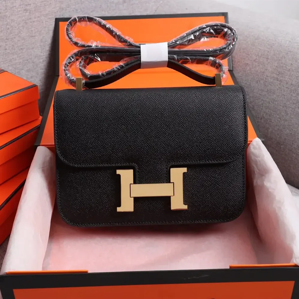 Hermes Constance 18 Bag Epsom Leather for Women in Black/Gold Hermes Constance 18 Bag Epsom Leather for Women in Black/Gold