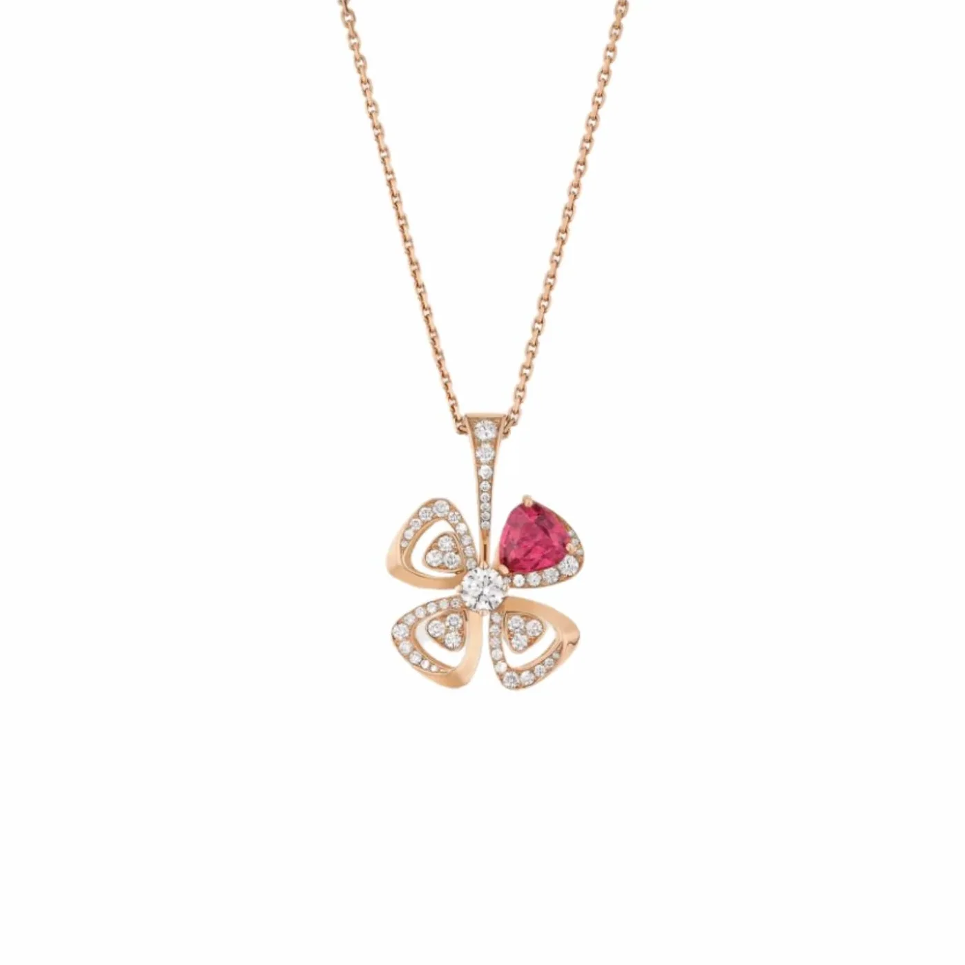 Bvlgari Fiorever Necklace Rose Gold Bvlgari Fiorever Necklace Rose Gold