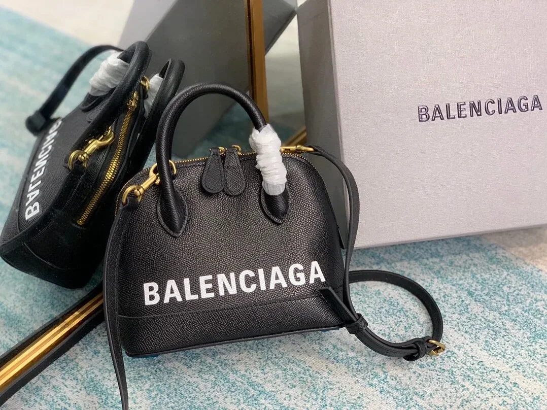 Balenciaga Ville Handbag In Black