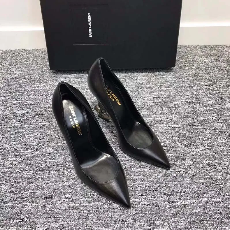 Saint Laurent YSL Opyum 110 Pump Black Patent Leather for Women in Black Saint Laurent YSL Opyum 110 Pump Black Patent Leather for Women in Black