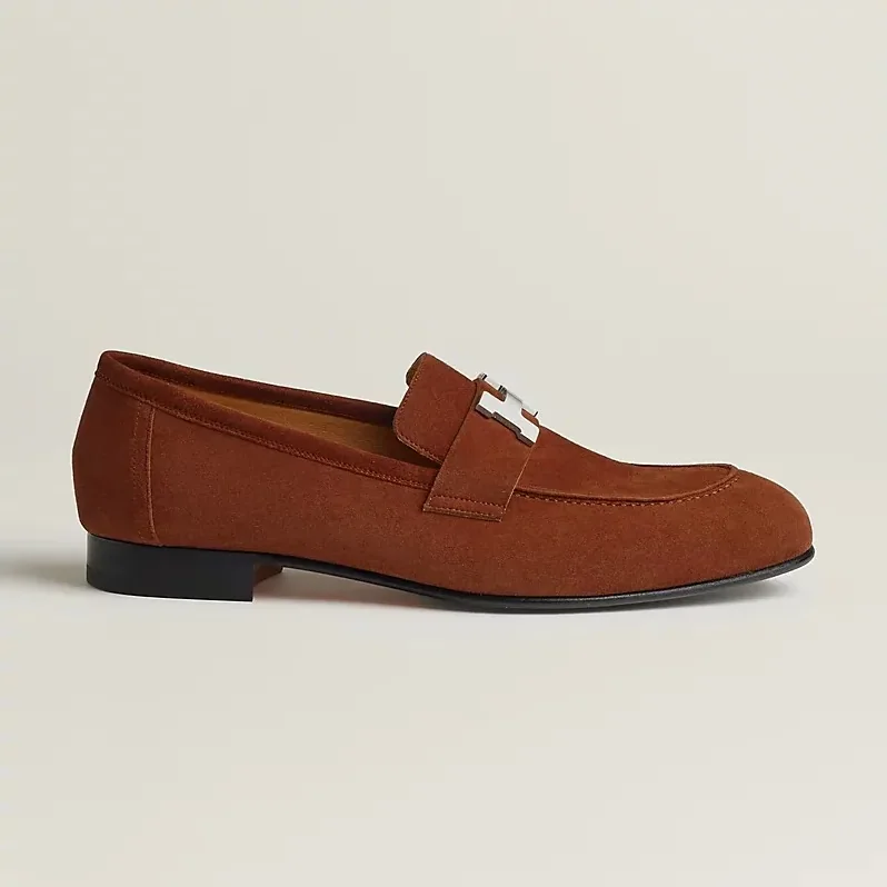 Hermes Paris Loafers Orange Hermes Paris Loafers Orange