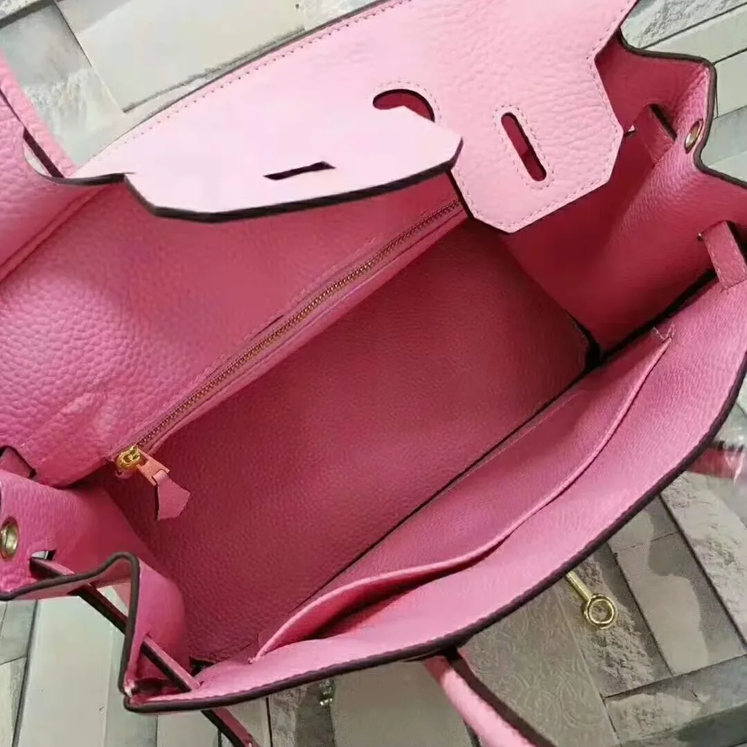 Hermes Birkin Top Handle Bag in Pink Gold Hardware Hermes Birkin Top Handle Bag in Pink Gold Hardware