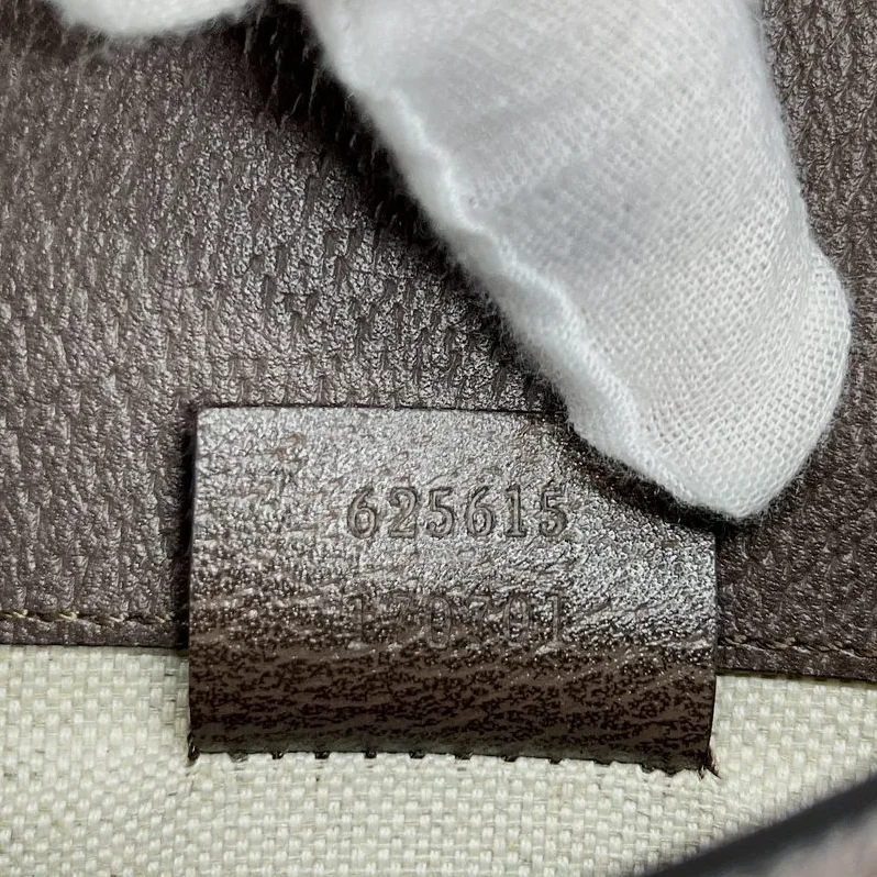 Gucci Horsebit 1955 Mini Bag / Beige/ Ebony GG Supreme Canvas With Geometric Print Gucci Horsebit 1955 Mini Bag / Beige/ Ebony GG Supreme Canvas With Geometric Print