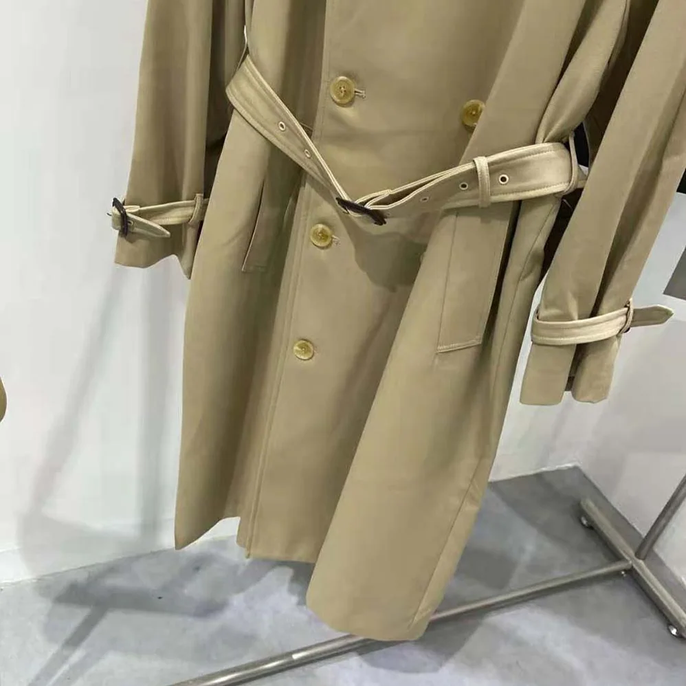 Celine Wiltern Trench Coat in Cotton Gabardine for Men
