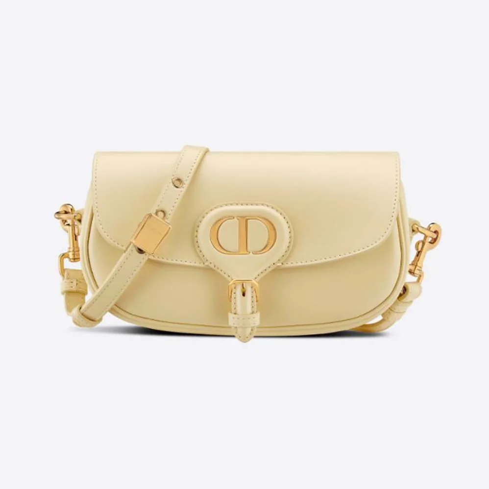 Dior Bobby East-West Bag Pale Yellow Box Calfskin for Women Dior Bobby East-West Bag Pale Yellow Box Calfskin for Women