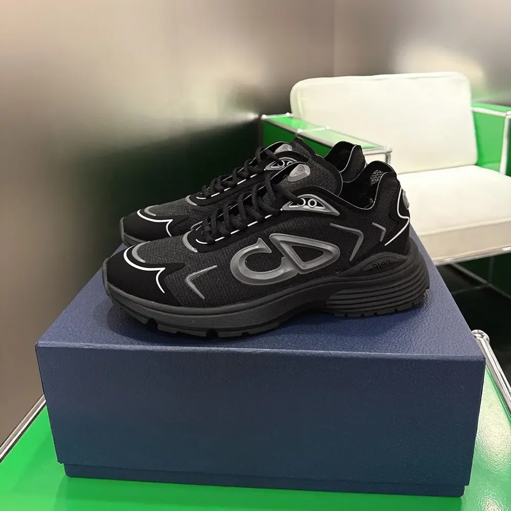 Dior B30 Countdown Tech Sneaker Black Semi-Transparent N3O Nylon for Unisex Dior B30 Countdown Tech Sneaker Black Semi-Transparent N3O Nylon for Unisex
