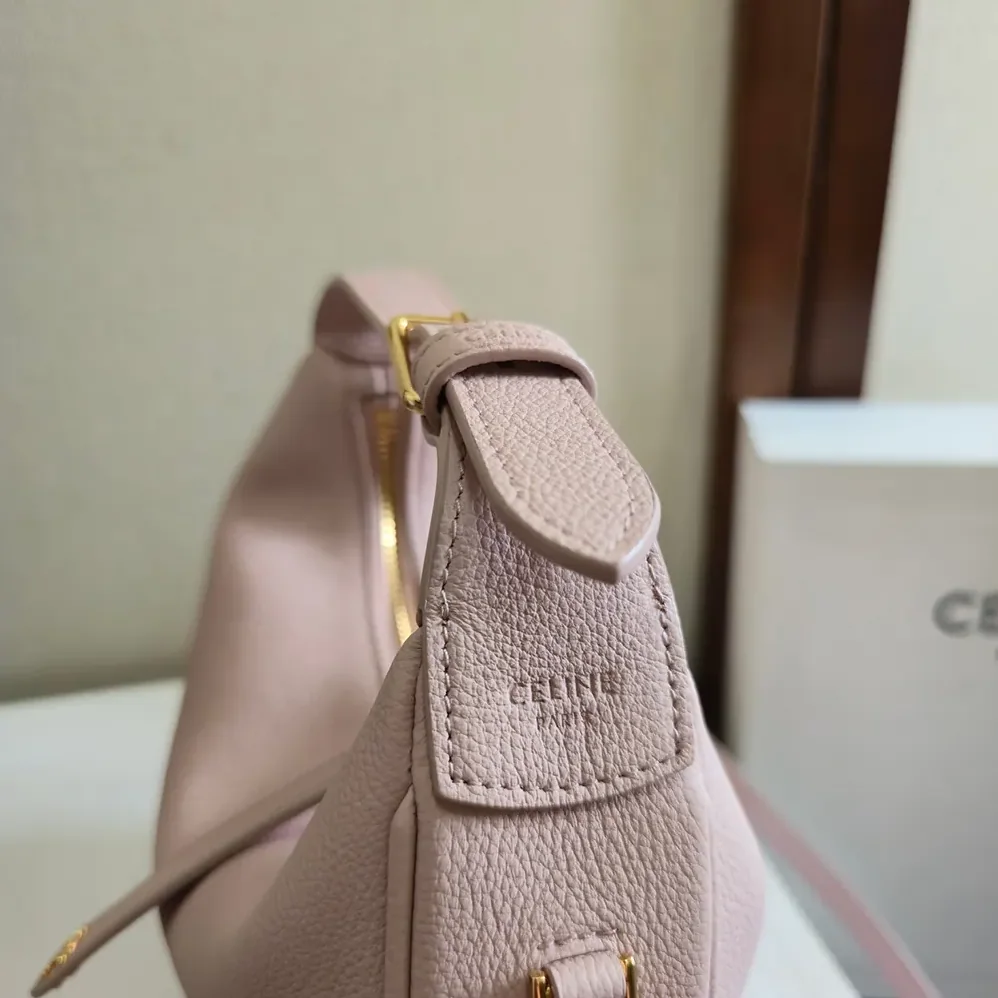 Celine Teen Celine Lulu in Grained Calfskin for Women in Pink Celine Teen Celine Lulu in Grained Calfskin for Women in Pink