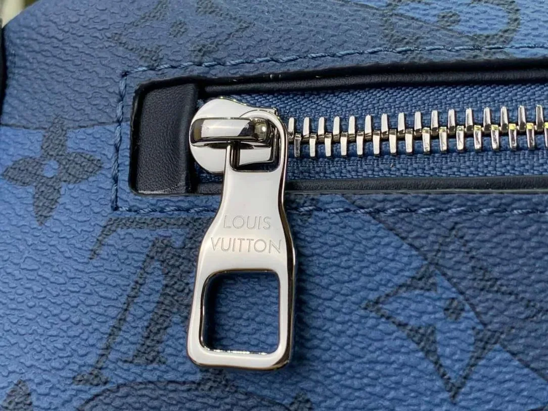 Louis Vuitton Discovery Bumbag in Blue Silver Hardware Louis Vuitton Discovery Bumbag in Blue Silver Hardware