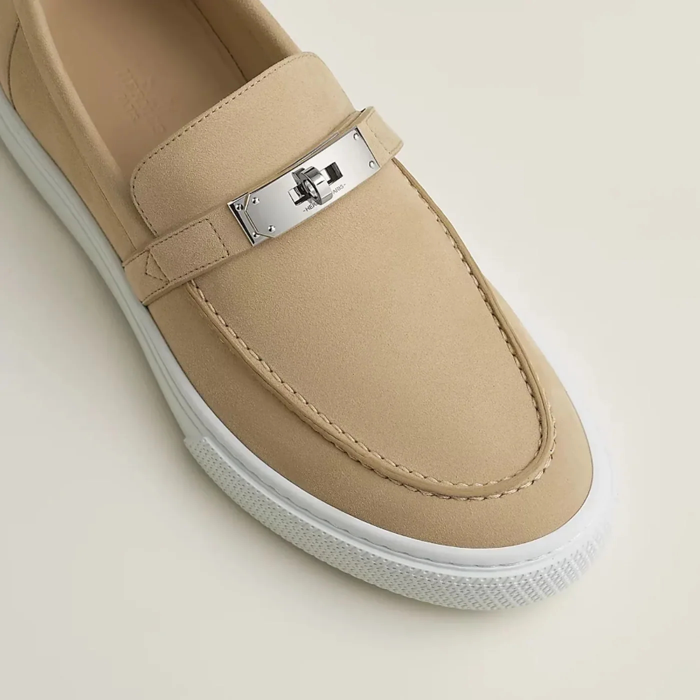 Hermes Game Slip in On Sneakers Beige Hermes Game Slip in On Sneakers Beige