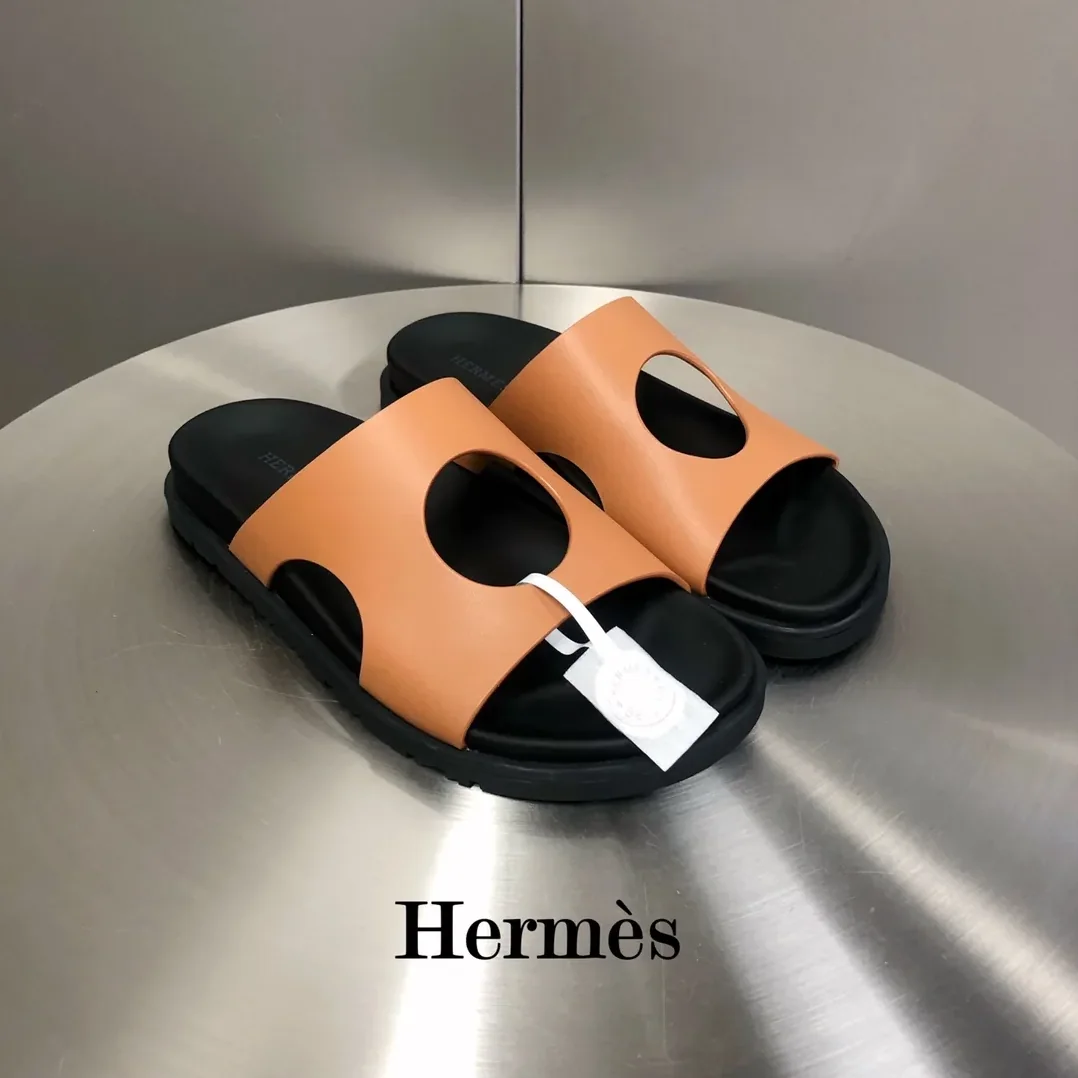 Hermes Edith Sandal Orange