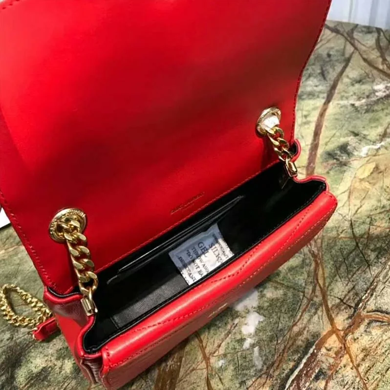 Saint Laurent YSL Sulpice Small in Matelasse Leather for Women in Red