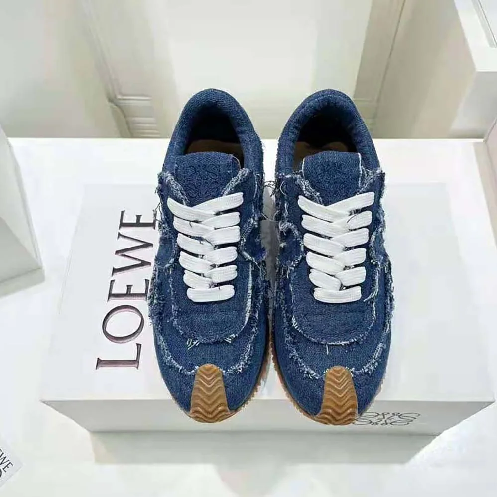 Loewe Flow Runner in Denim for Women in Blue