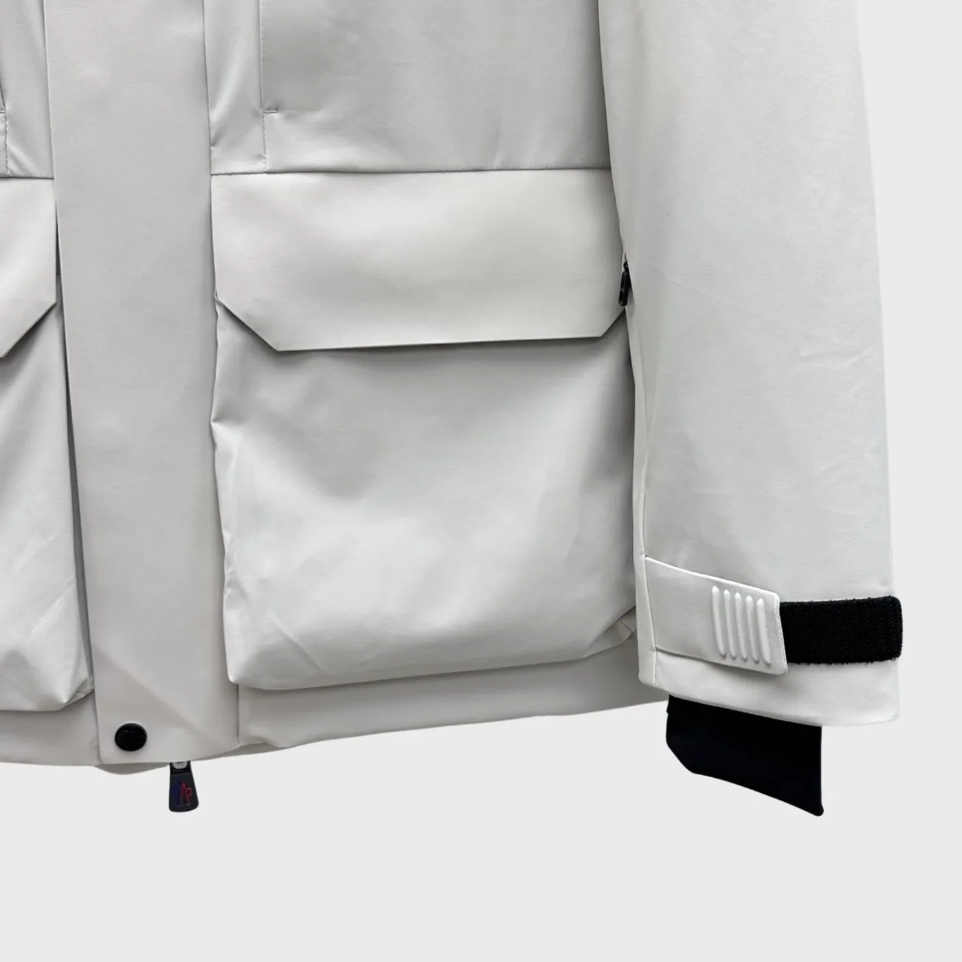 Moncler Technical Hooded Jacket White Moncler Technical Hooded Jacket White