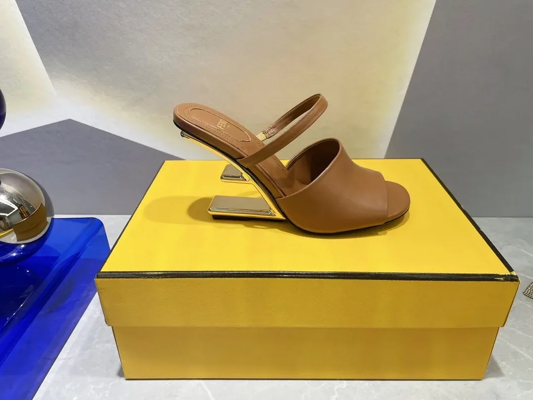 Fendi First Brown High-Heeled Sandals 8R8212NA7F148R