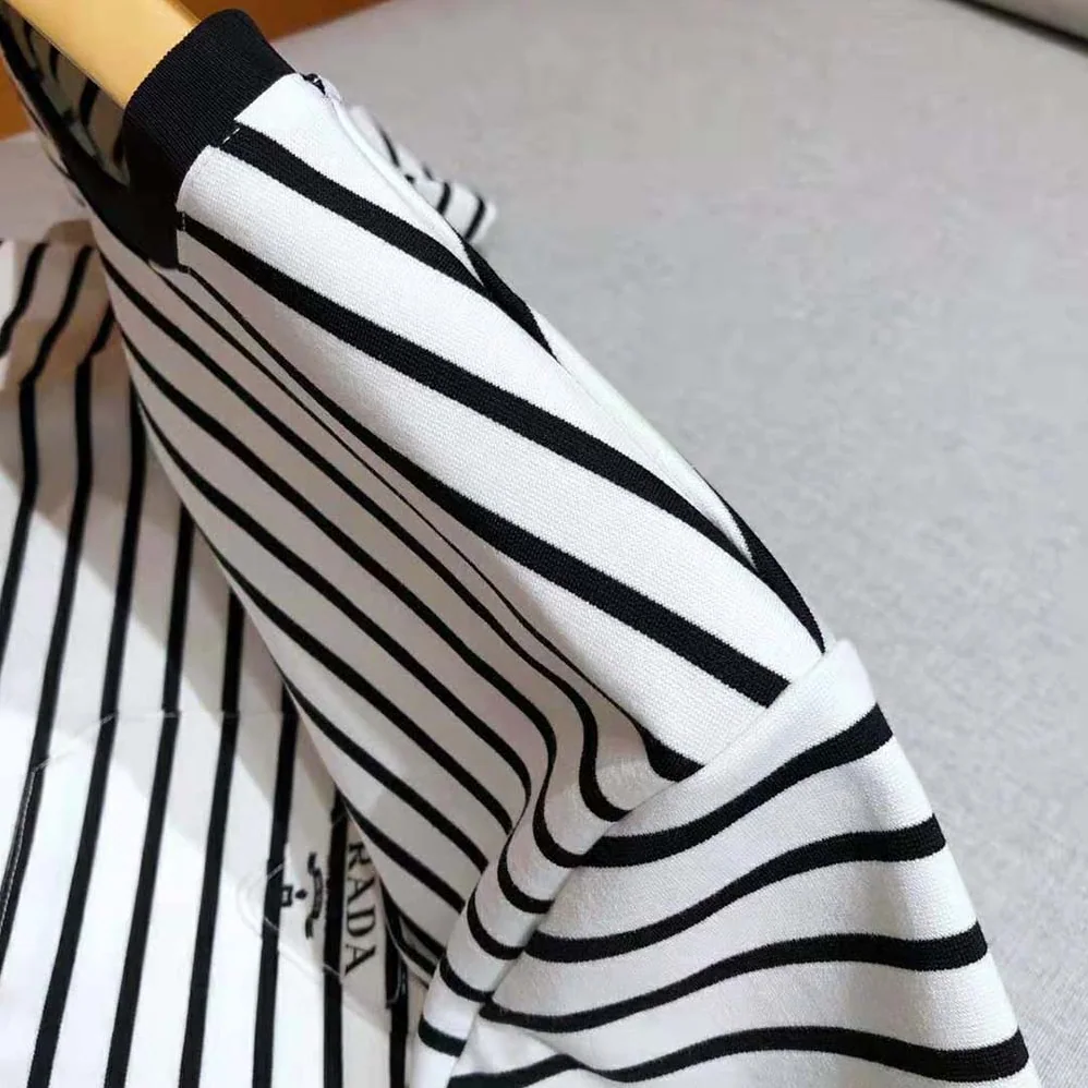 Prada Cotton T for Women in shirt with Overprinted Logo