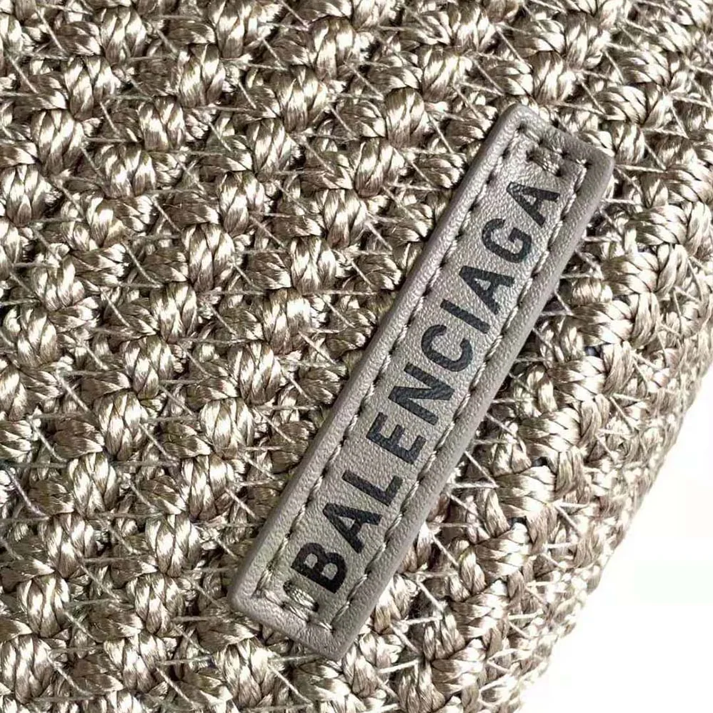 Balenciaga Ibiza Small Basket With Strap in Beige for Women