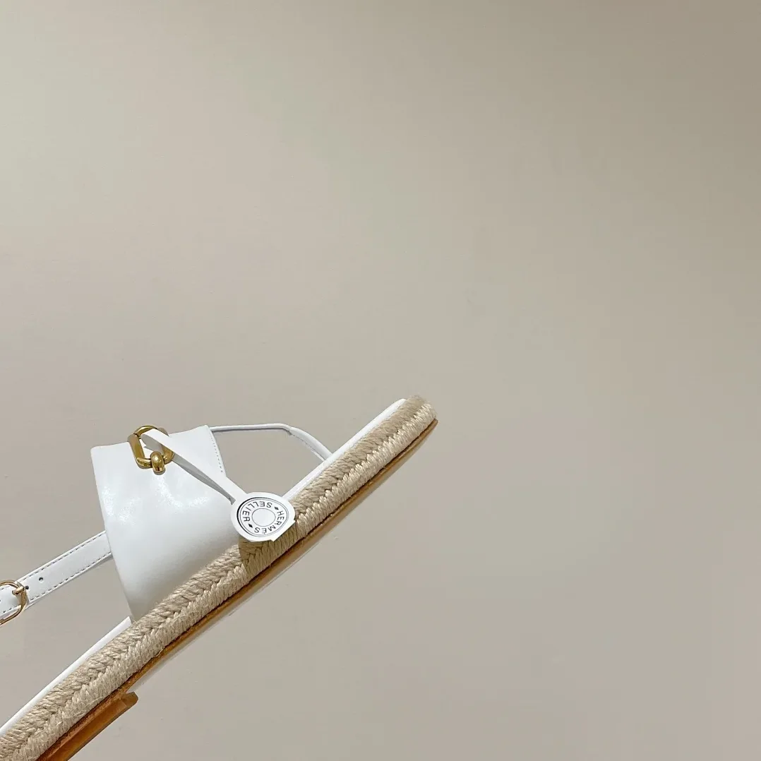 Hermes Eloise Espadrille White