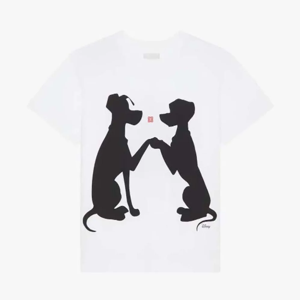 Givenchy Disney 101 Dalmatians T-Shirt in Jersey with Print for Men