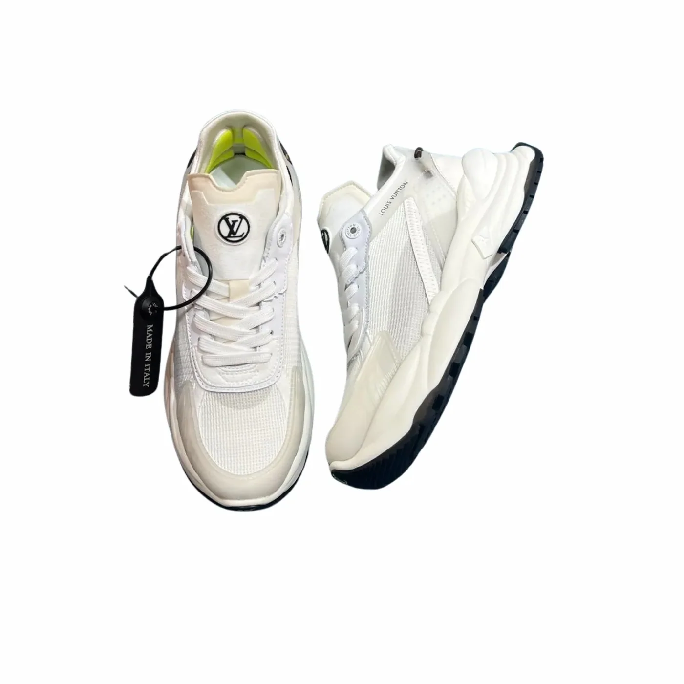 Louis Vuitton Run 55 Sneaker White 1AASDF Louis Vuitton Run 55 Sneaker White 1AASDF
