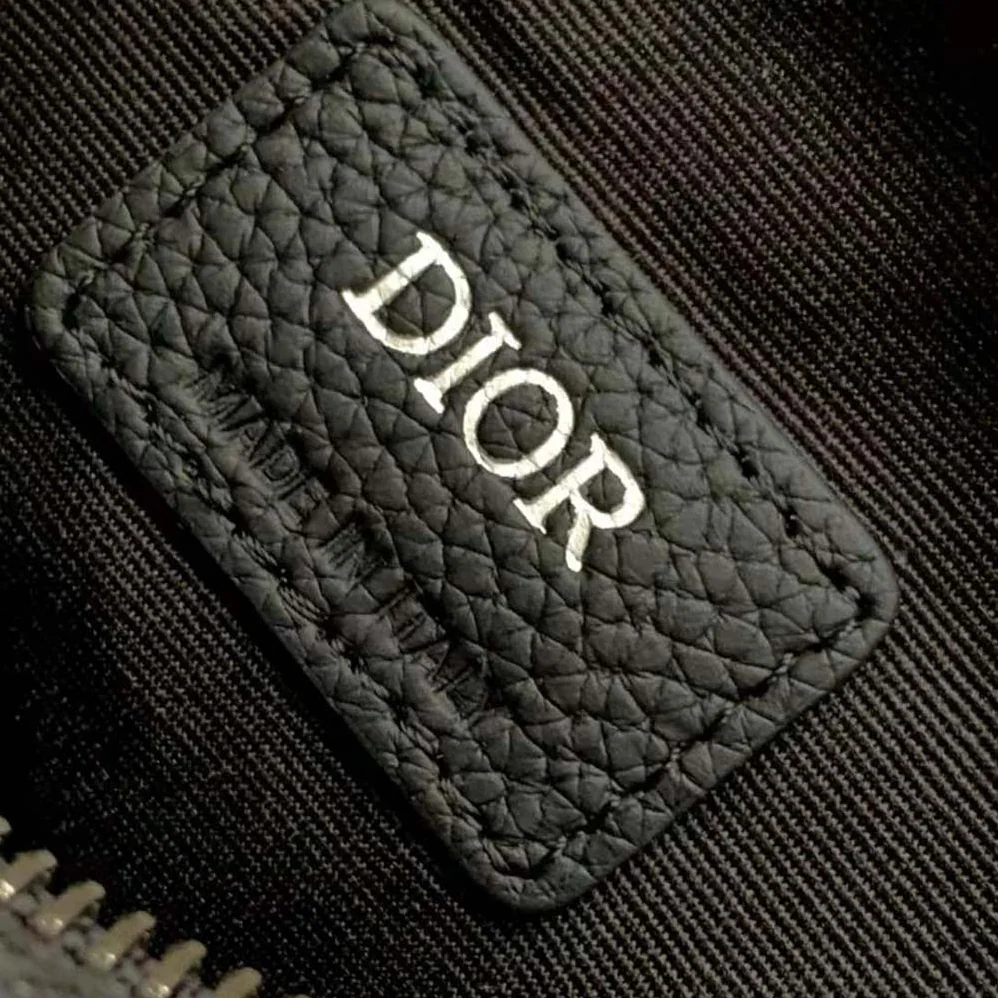 Dior 8 Mini Bag with Strap Beige and Black Dior Oblique Jacquard for Men