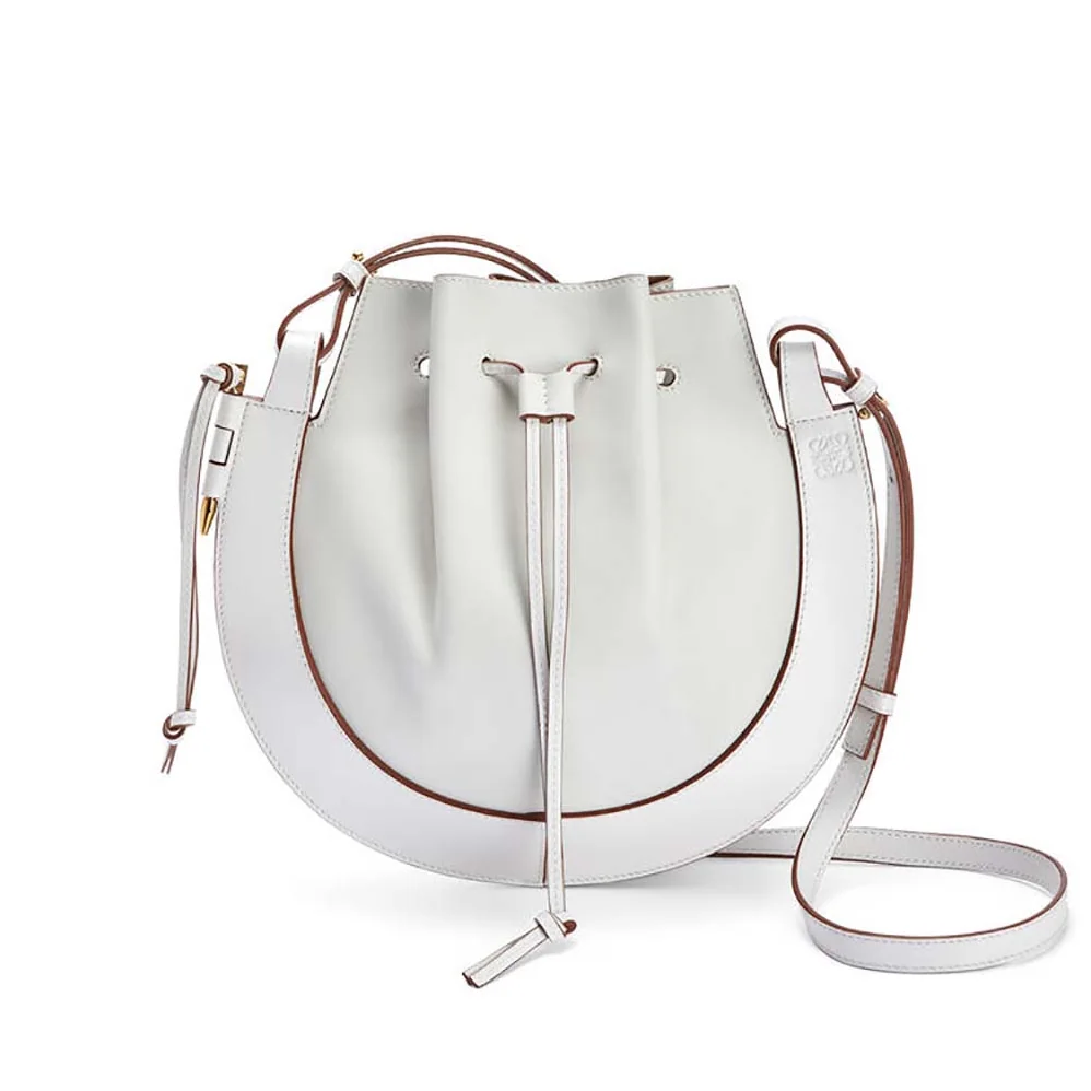 Loewe Horseshoe Bag in Nappa Calfskin for Women in White