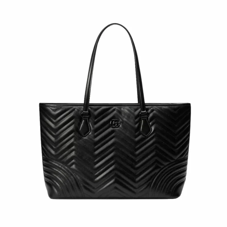 Gucci GG Marmont Large Tote Black Bag DTDFV 1000- 15.1 Inches/