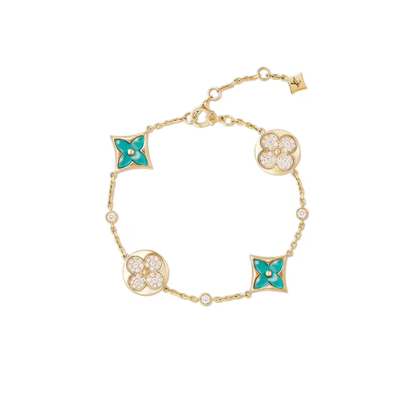 Louis Vuitton Color Blossom BB Multi-Pattern Bracelet Gold in Toned Louis Vuitton Color Blossom BB Multi-Pattern Bracelet Gold in Toned