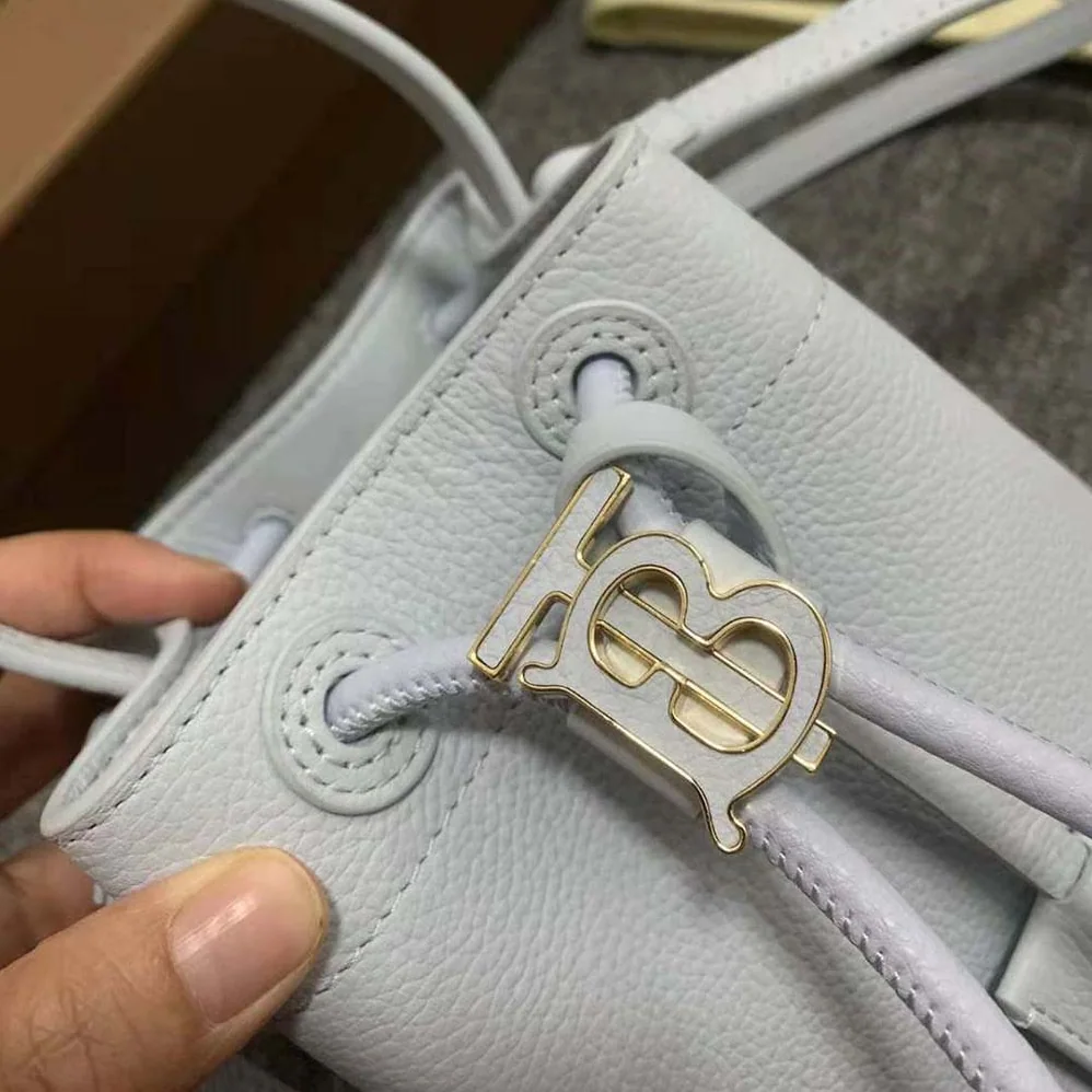 Burberry Mini TB Bucket Bag with the Thomas Burberry Monogram for Women Burberry Mini TB Bucket Bag with the Thomas Burberry Monogram for Women